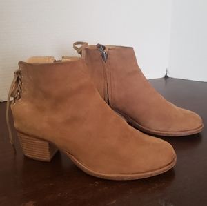 Rag and Bone Tan Suede Ankle Boots